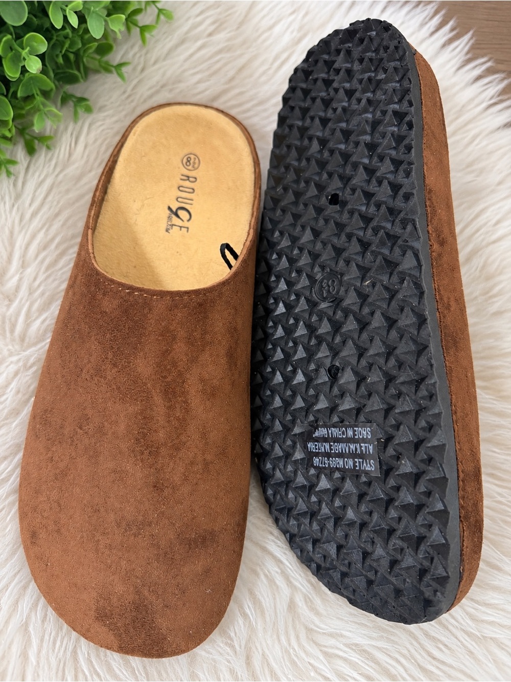 Rouge Helium Brown Suede Slip-On Loafers